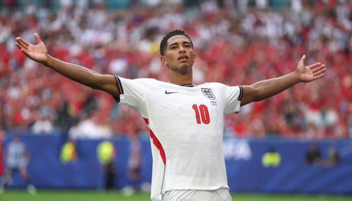 Jude-Bellingham-inglaterra-oasis Jude Bellingham comemorando gol