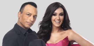 Jon Secada e Marina Elali